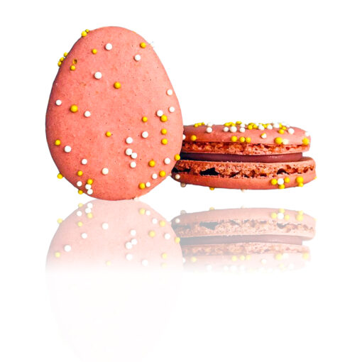Osterei (Erdbeere) Macaron