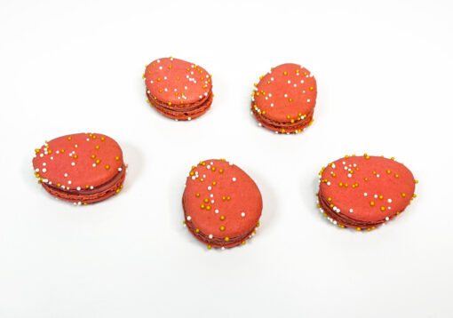Osterei (Erdbeere) Macaron – Bild 3
