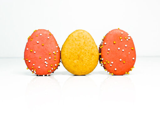 Osterei (Erdbeere) Macaron – Bild 5