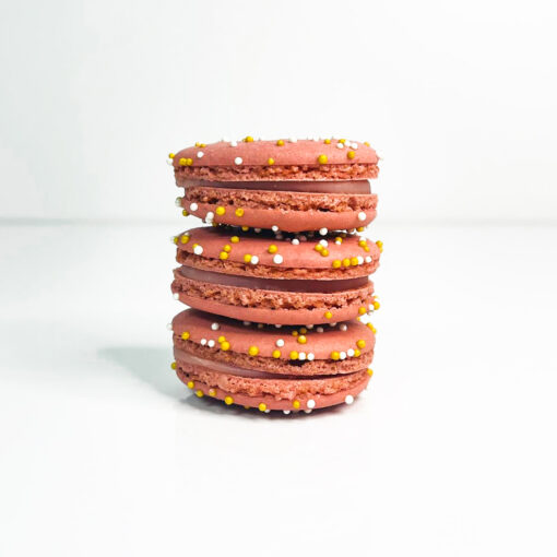 Osterei (Erdbeere) Macaron – Bild 4